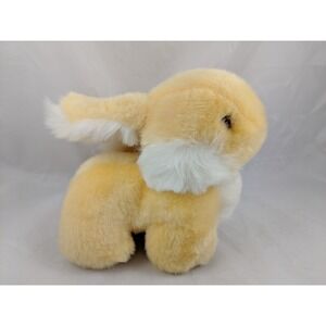Westcliff Bunny Rabbit Plush Yellow 8 Inch Orange Eyes Stuffed Animal toy